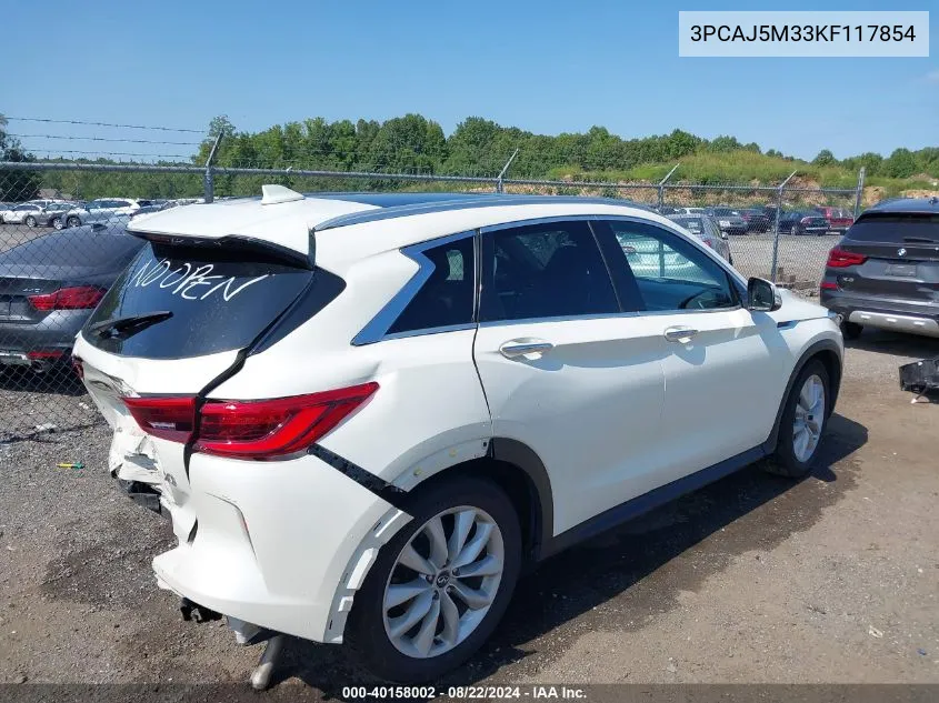 3PCAJ5M33KF117854 2019 Infiniti Qx50 Luxe