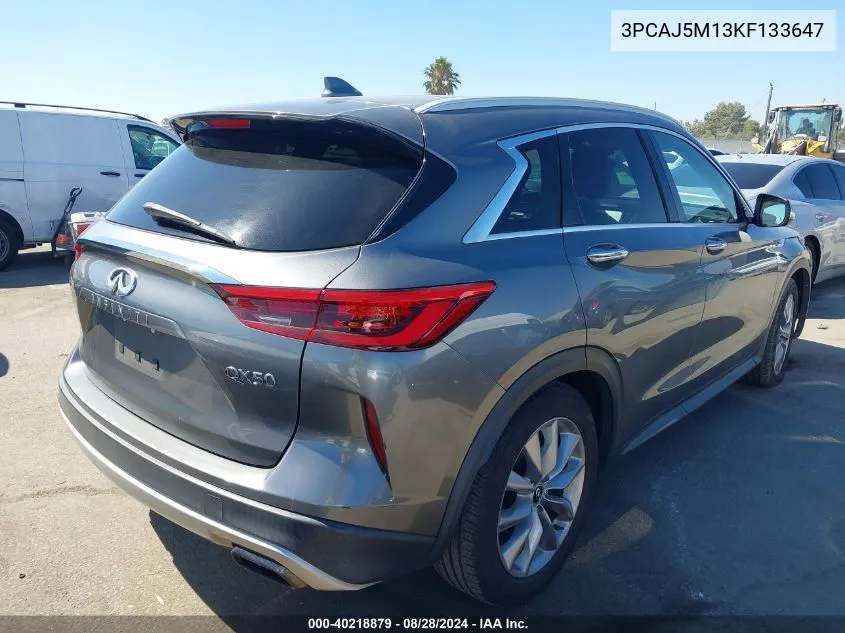 3PCAJ5M13KF133647 2019 Infiniti Qx50 Luxe