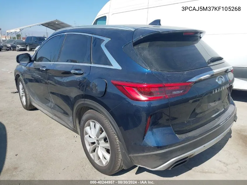 3PCAJ5M37KF105268 2019 Infiniti Qx50 Essential