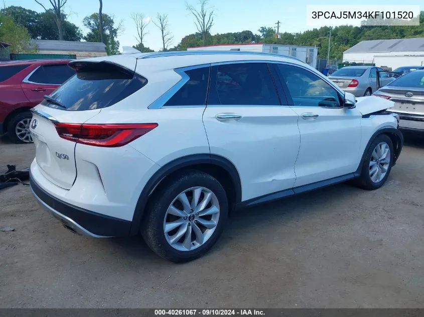 3PCAJ5M34KF101520 2019 Infiniti Qx50 Essential