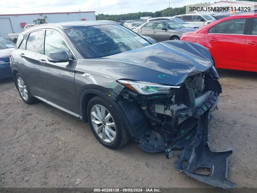 3PCAJ5M32KF114329 2019 Infiniti Qx50 Essential