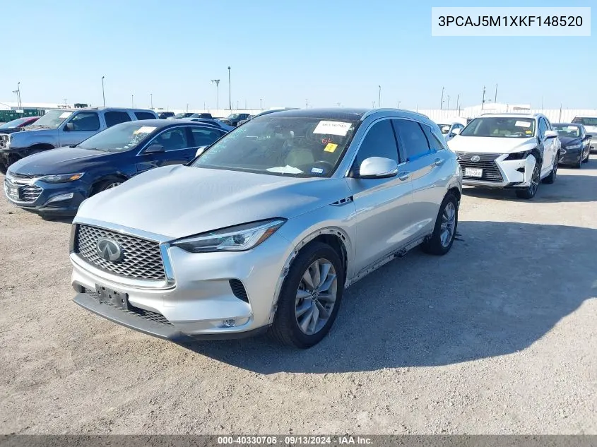 2019 Infiniti Qx50 Luxe VIN: 3PCAJ5M1XKF148520 Lot: 40330705