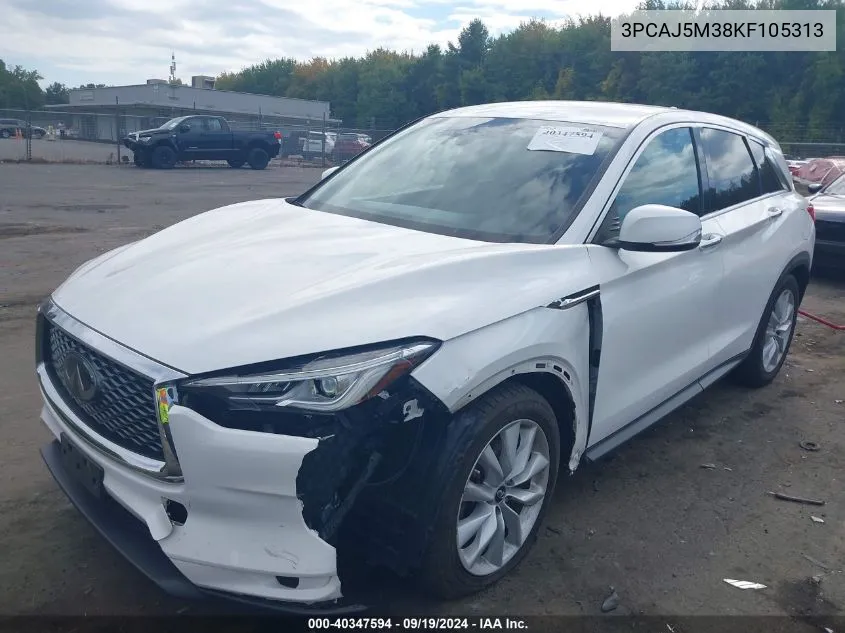 3PCAJ5M38KF105313 2019 Infiniti Qx50 Pure