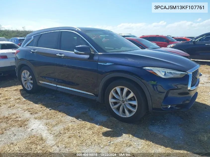 2019 Infiniti Qx50 Essential VIN: 3PCAJ5M13KF107761 Lot: 40516515