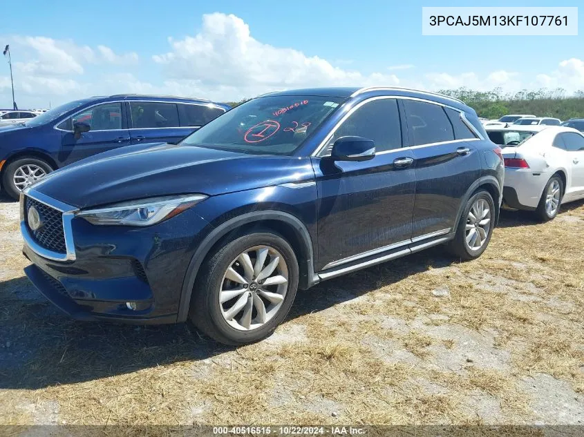 3PCAJ5M13KF107761 2019 Infiniti Qx50 Essential