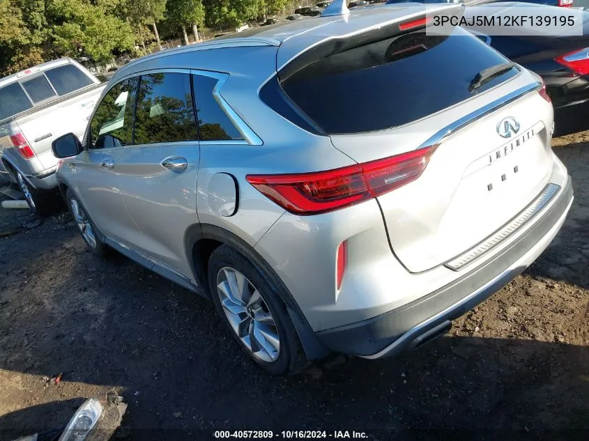 3PCAJ5M12KF139195 2019 Infiniti Qx50 Luxe