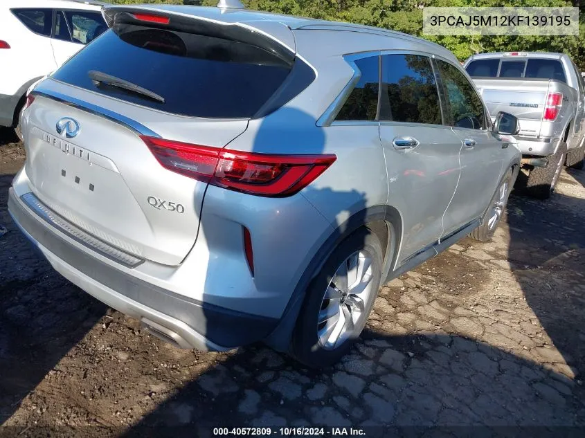 3PCAJ5M12KF139195 2019 Infiniti Qx50 Luxe