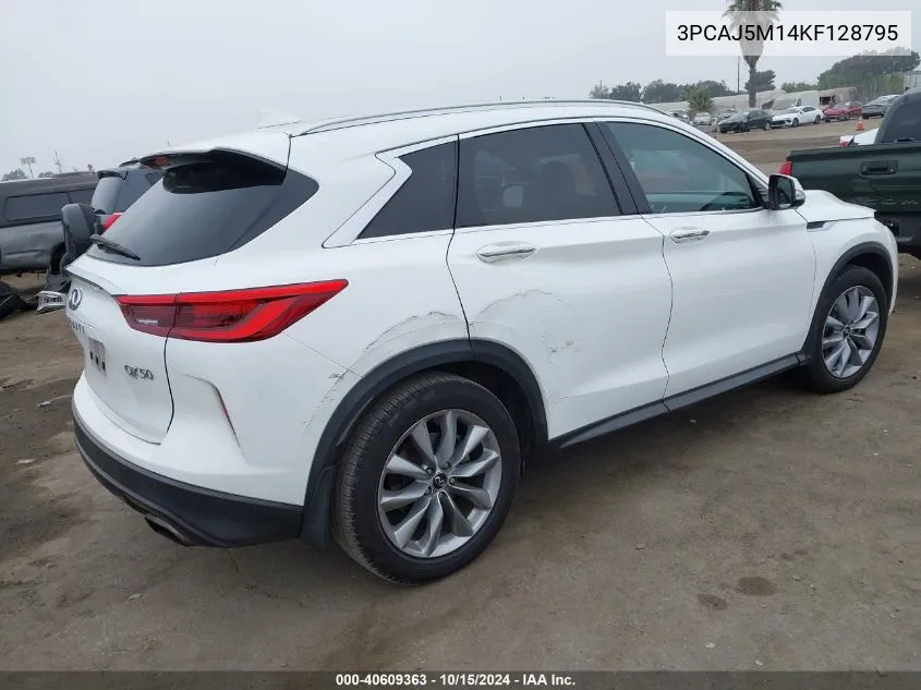 2019 Infiniti Qx50 Essential VIN: 3PCAJ5M14KF128795 Lot: 40609363