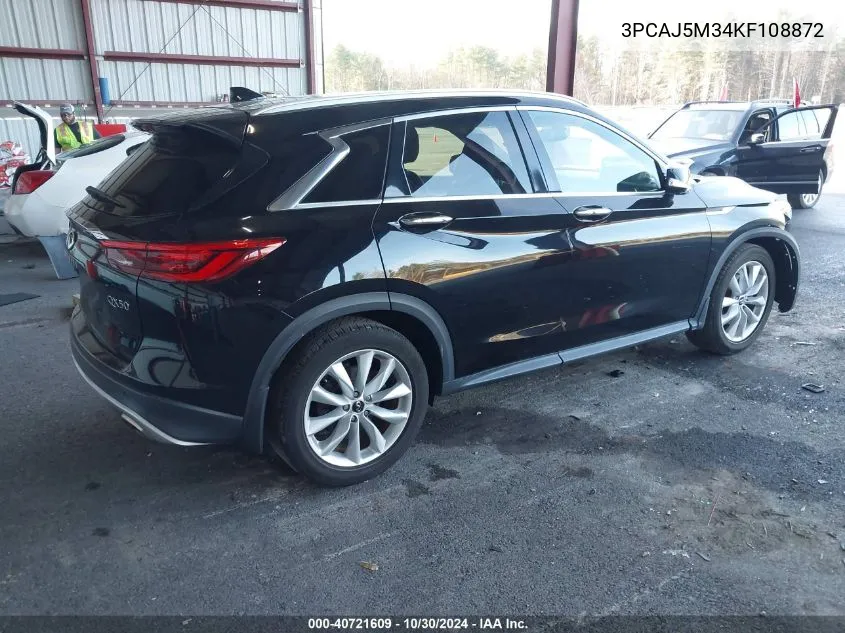 2019 Infiniti Qx50 Essential VIN: 3PCAJ5M34KF108872 Lot: 40721609