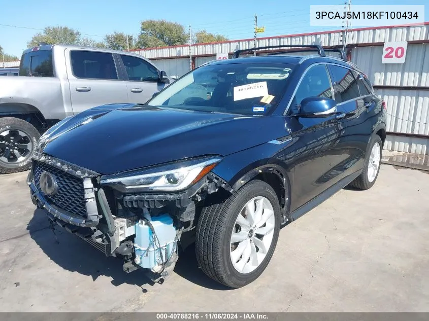 2019 Infiniti Qx50 Essential VIN: 3PCAJ5M18KF100434 Lot: 40788216