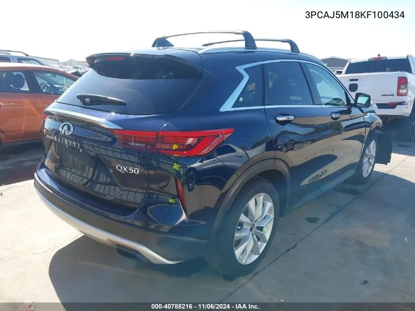 2019 Infiniti Qx50 Essential VIN: 3PCAJ5M18KF100434 Lot: 40788216