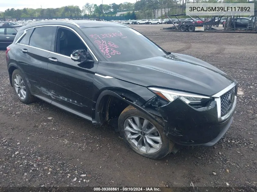 3PCAJ5M39LF117892 2020 Infiniti Qx50 Essential Awd