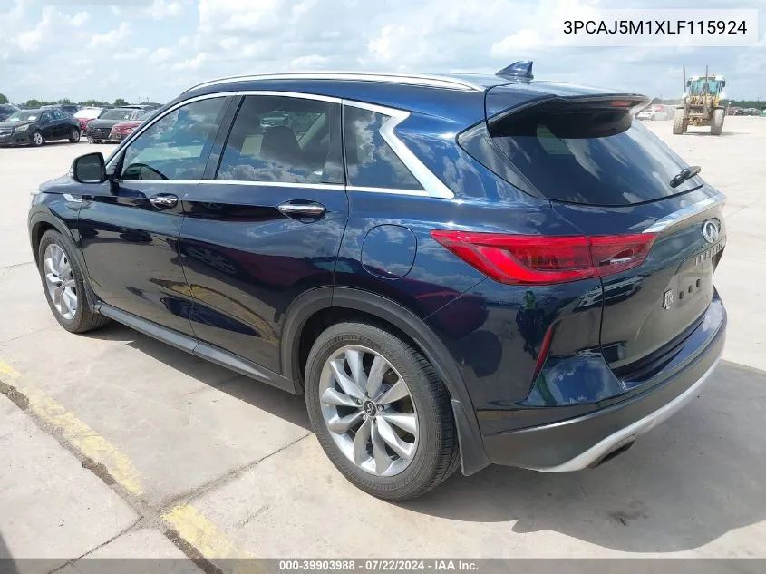 3PCAJ5M1XLF115924 2020 Infiniti Qx50 Luxe