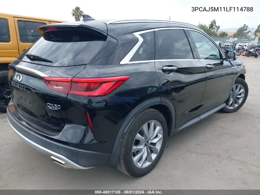 3PCAJ5M11LF114788 2020 Infiniti Qx50 Luxe