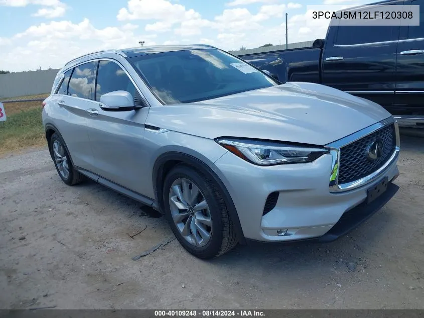 3PCAJ5M12LF120308 2020 Infiniti Qx50 Luxe