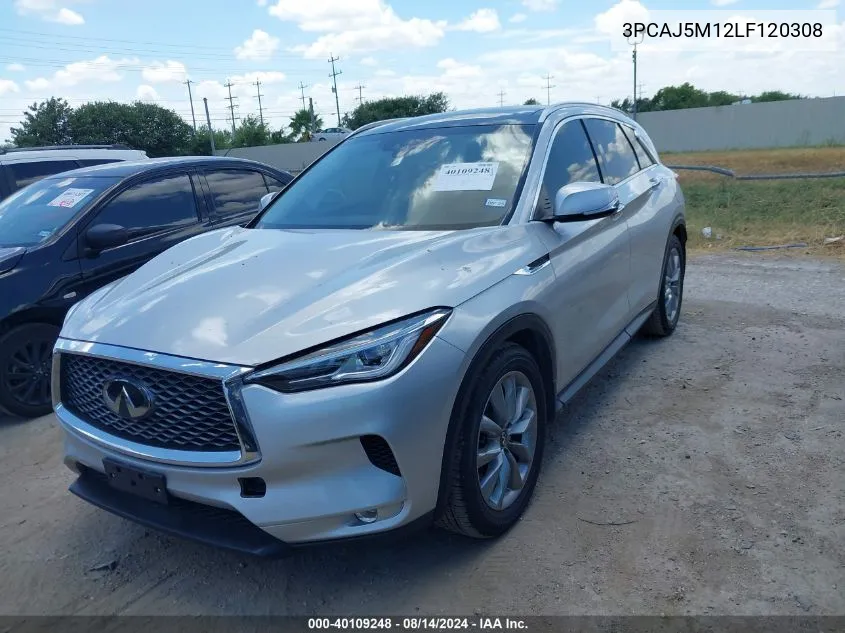 3PCAJ5M12LF120308 2020 Infiniti Qx50 Luxe