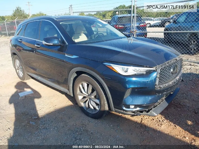 3PCAJ5M17LF119154 2020 Infiniti Qx50 Essential