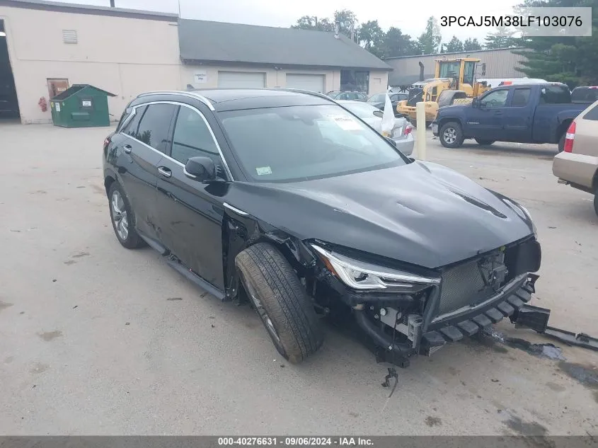 3PCAJ5M38LF103076 2020 Infiniti Qx50 Luxe Awd