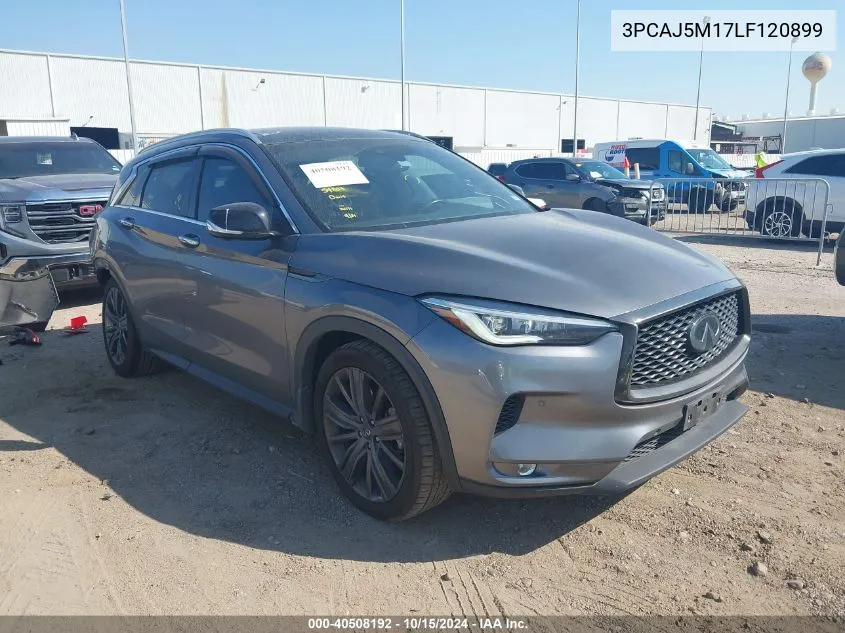 2020 Infiniti Qx50 Essential VIN: 3PCAJ5M17LF120899 Lot: 40508192