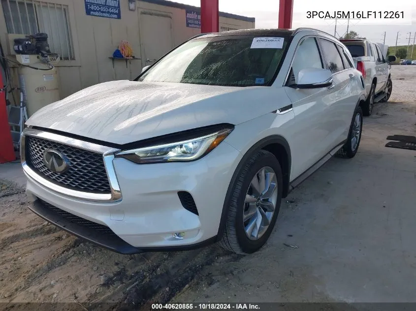 3PCAJ5M16LF112261 2020 Infiniti Qx50 Luxe