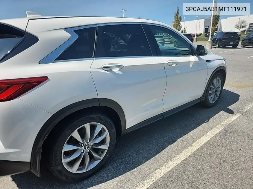 2021 Infiniti Qx50 Pure VIN: 3PCAJ5AB1MF111971 Lot: 40304510