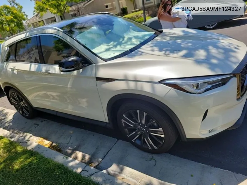 3PCAJ5BA9MF124327 2021 Infiniti Qx50 Luxe