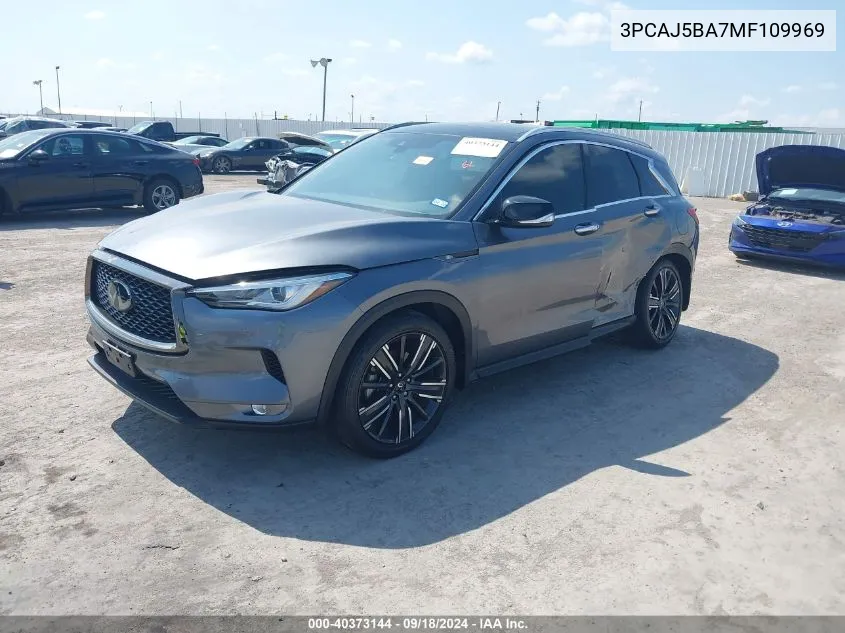 3PCAJ5BA7MF109969 2021 Infiniti Qx50 Luxe