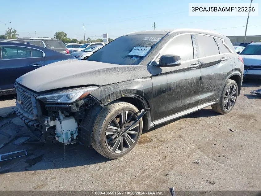 3PCAJ5BA6MF125256 2021 Infiniti Qx50 Luxe