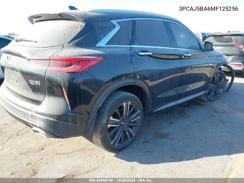 3PCAJ5BA6MF125256 2021 Infiniti Qx50 Luxe