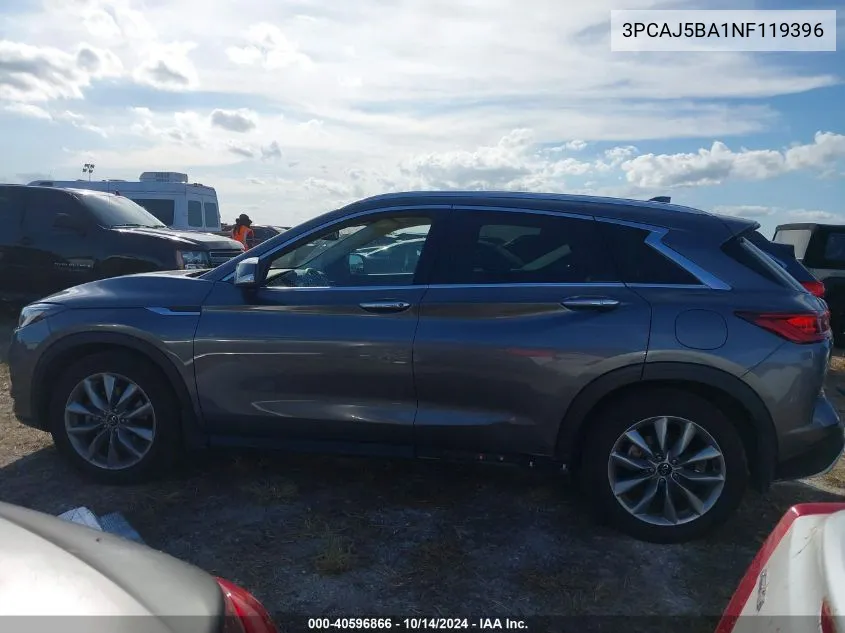 2022 Infiniti Qx50 Luxe VIN: 3PCAJ5BA1NF119396 Lot: 40596866