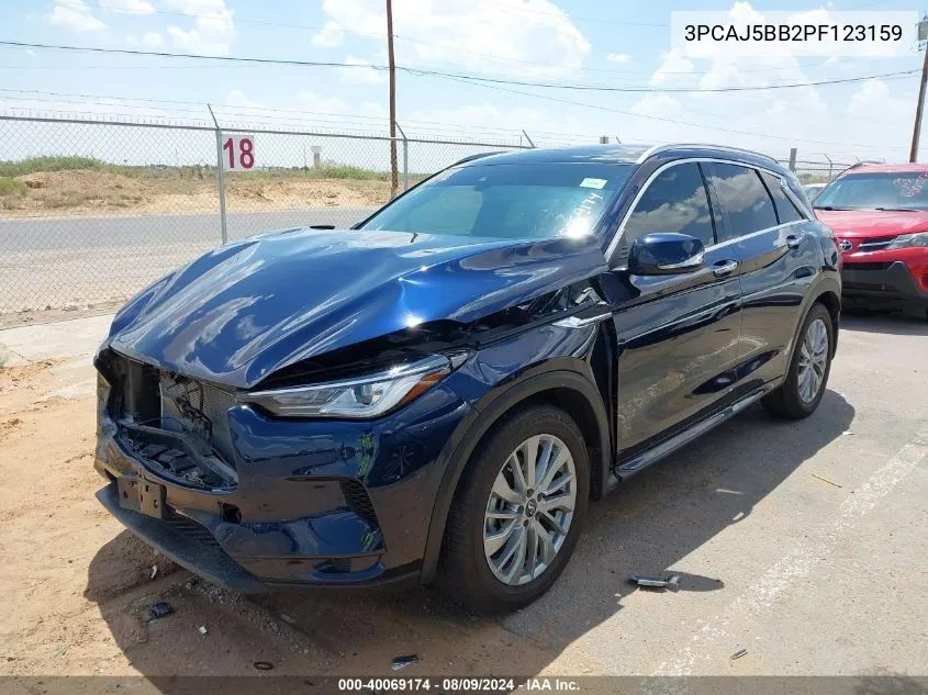 3PCAJ5BB2PF123159 2023 Infiniti Qx50 Luxe