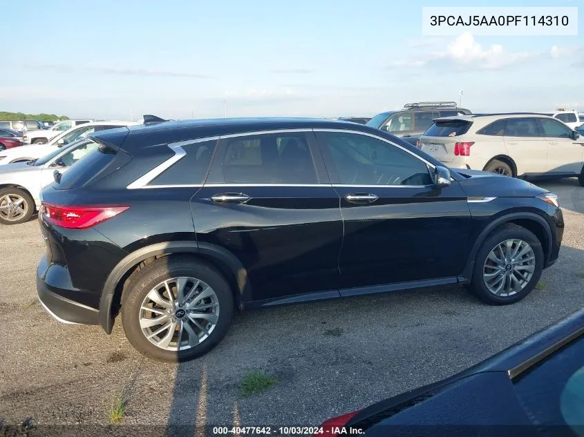 3PCAJ5AA0PF114310 2023 Infiniti Qx50 Pure