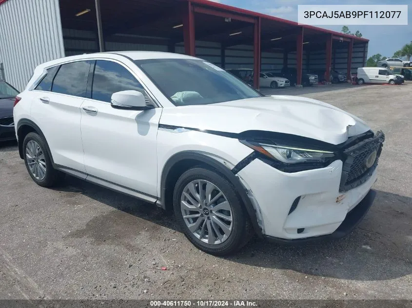 3PCAJ5AB9PF112077 2023 Infiniti Qx50 Pure