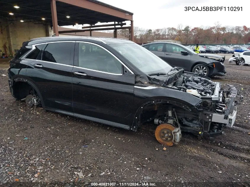 2023 Infiniti Qx50 Luxe Awd VIN: 3PCAJ5BB3PF110291 Lot: 40821007