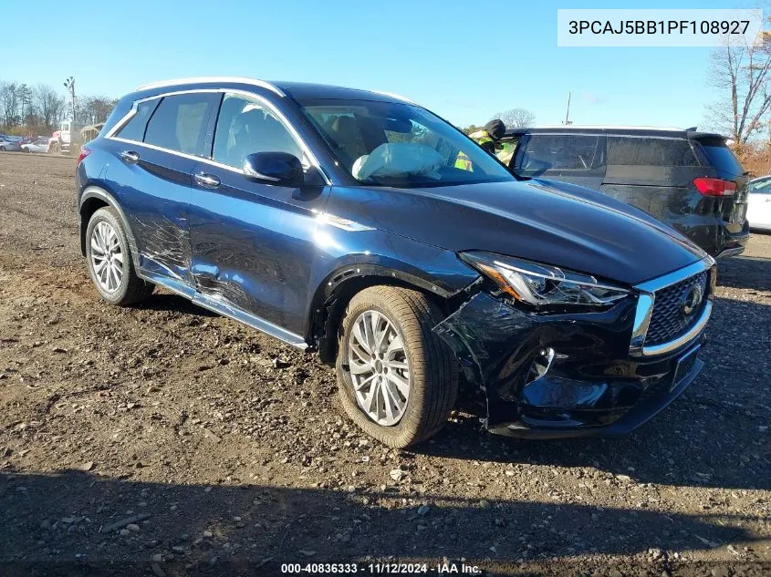 2023 Infiniti Qx50 Luxe Awd VIN: 3PCAJ5BB1PF108927 Lot: 40836333