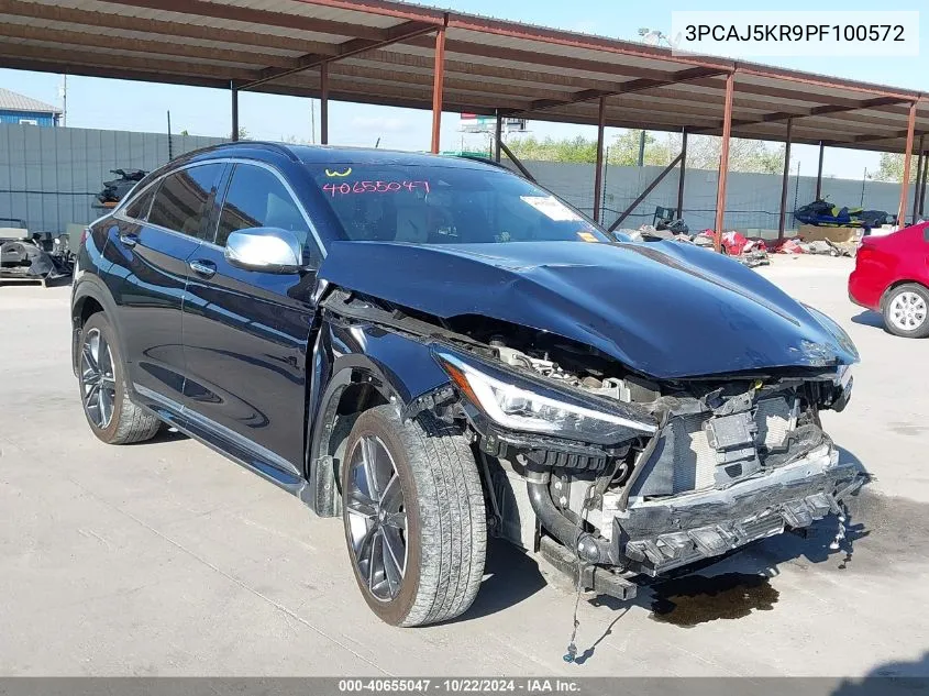 2023 Infiniti Qx55 Essential Awd VIN: 3PCAJ5KR9PF100572 Lot: 40655047