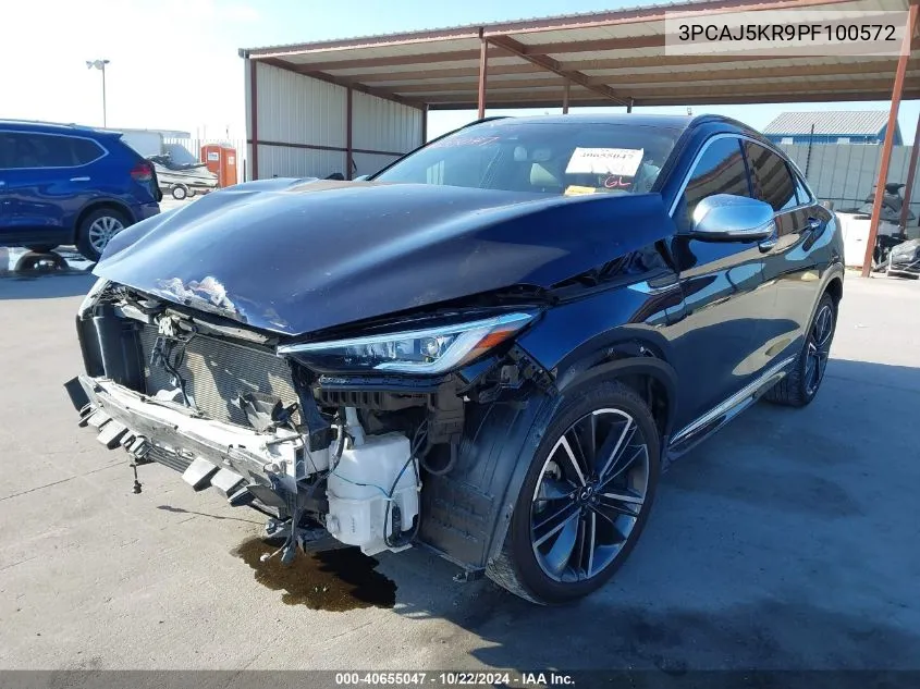 2023 Infiniti Qx55 Essential Awd VIN: 3PCAJ5KR9PF100572 Lot: 40655047