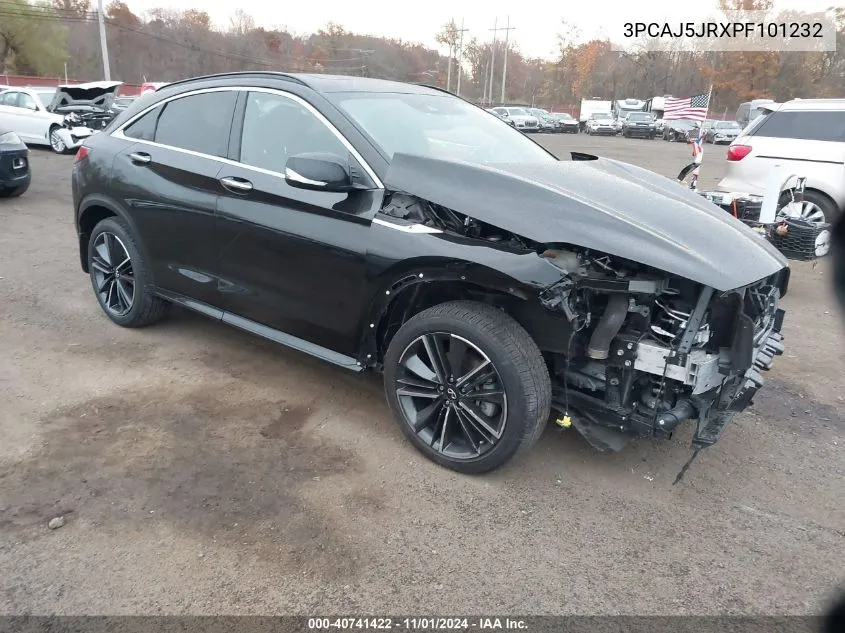 2023 Infiniti Qx55 Luxe Awd VIN: 3PCAJ5JRXPF101232 Lot: 40741422