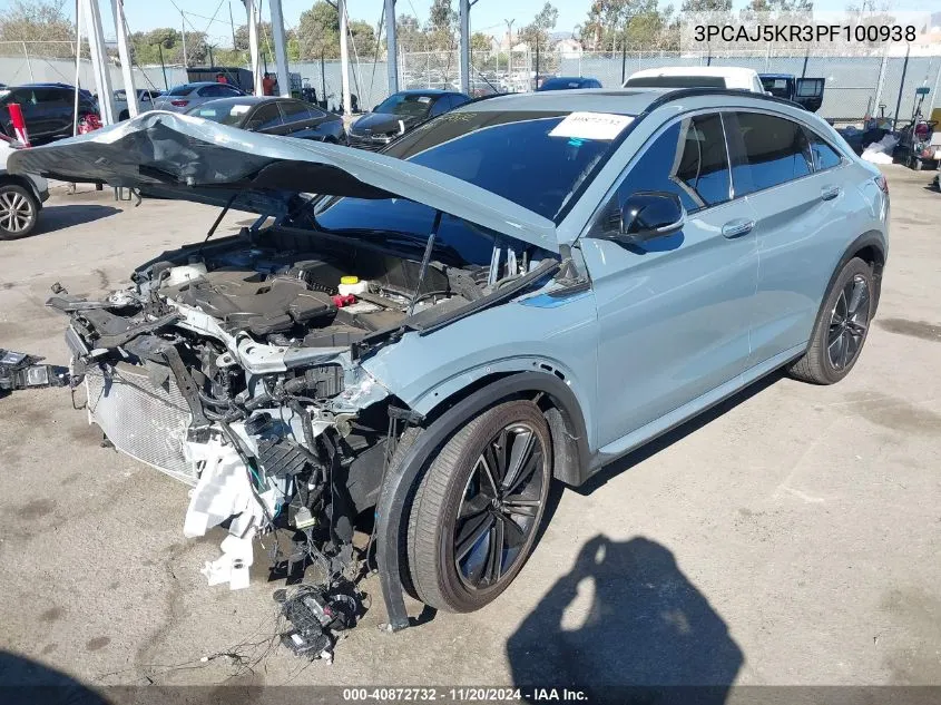 2023 Infiniti Qx55 Essential Awd VIN: 3PCAJ5KR3PF100938 Lot: 40872732