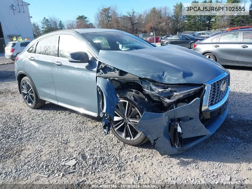 2023 Infiniti Qx55 Luxe Awd VIN: 3PCAJ5JR6PF102555 Lot: 40901166