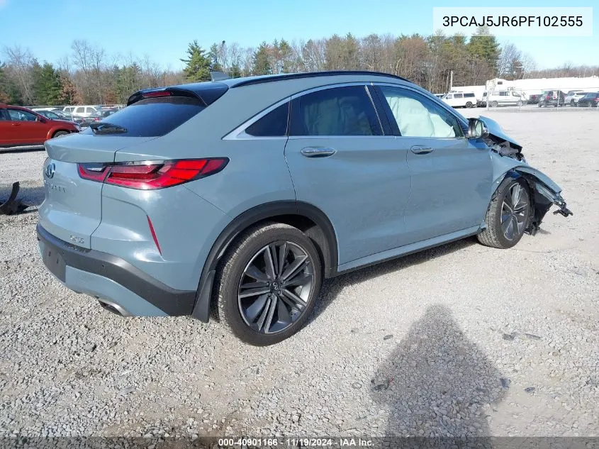 2023 Infiniti Qx55 Luxe Awd VIN: 3PCAJ5JR6PF102555 Lot: 40901166