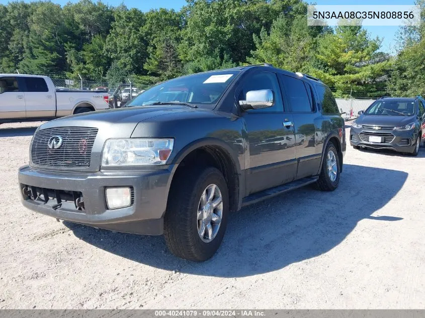 2005 Infiniti Qx56 VIN: 5N3AA08C35N808856 Lot: 40241079