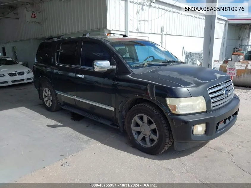 2005 Infiniti Qx56 VIN: 5N3AA08A35N810976 Lot: 40755957