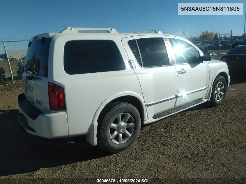 5N3AA08C16N811806 2006 Infiniti Qx56