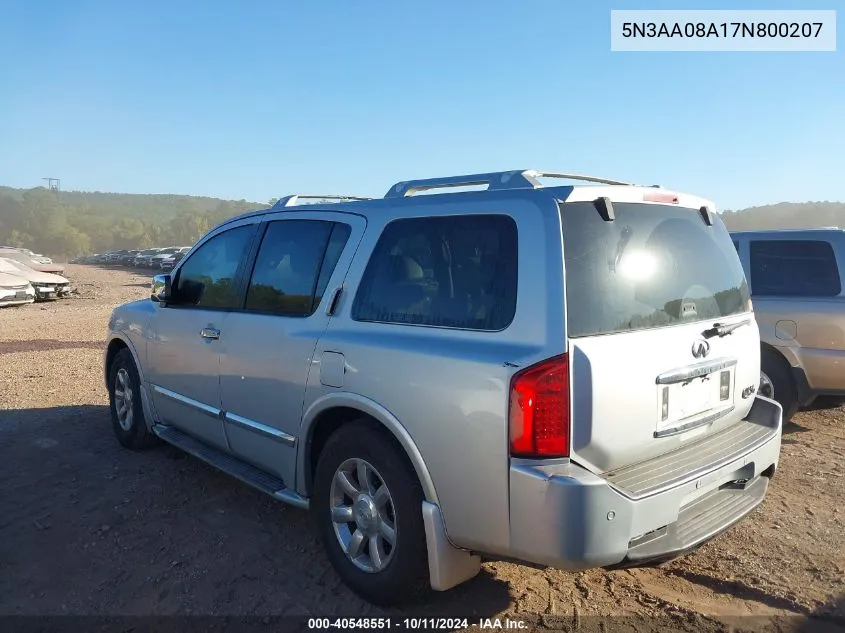 5N3AA08A17N800207 2007 Infiniti Qx56