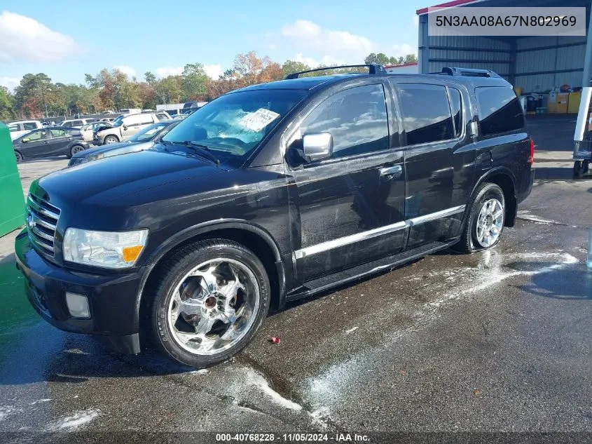 2007 Infiniti Qx56 VIN: 5N3AA08A67N802969 Lot: 40768228