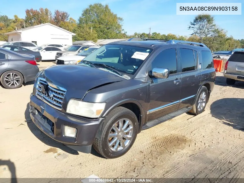 2009 Infiniti Qx56 VIN: 5N3AA08C89N903158 Lot: 40688842