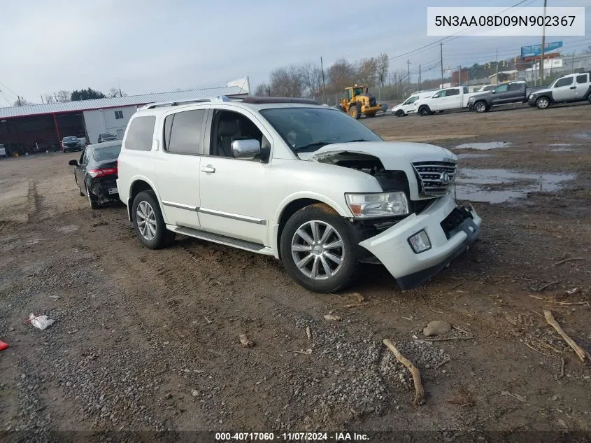 2009 Infiniti Qx56 VIN: 5N3AA08D09N902367 Lot: 40717060