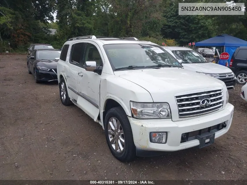 2010 Infiniti Qx56 VIN: 5N3ZA0NC9AN905450 Lot: 40315381