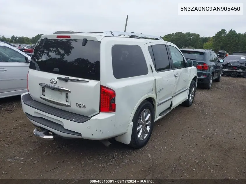 2010 Infiniti Qx56 VIN: 5N3ZA0NC9AN905450 Lot: 40315381